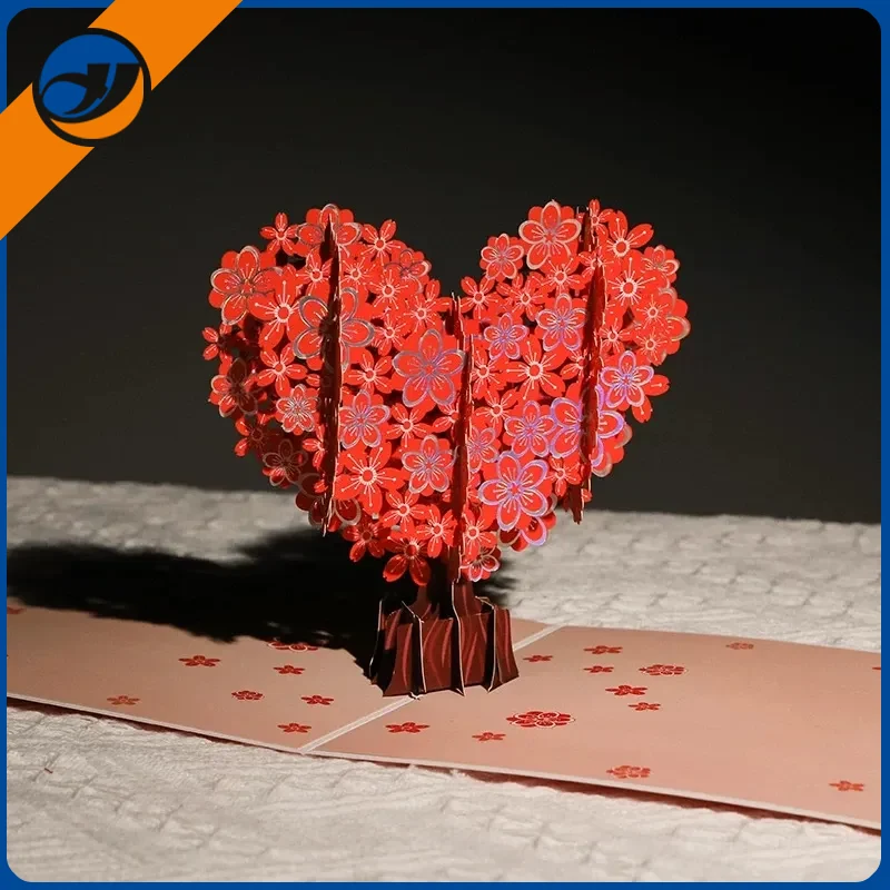 کارت کاغذ 3D ولنتاین